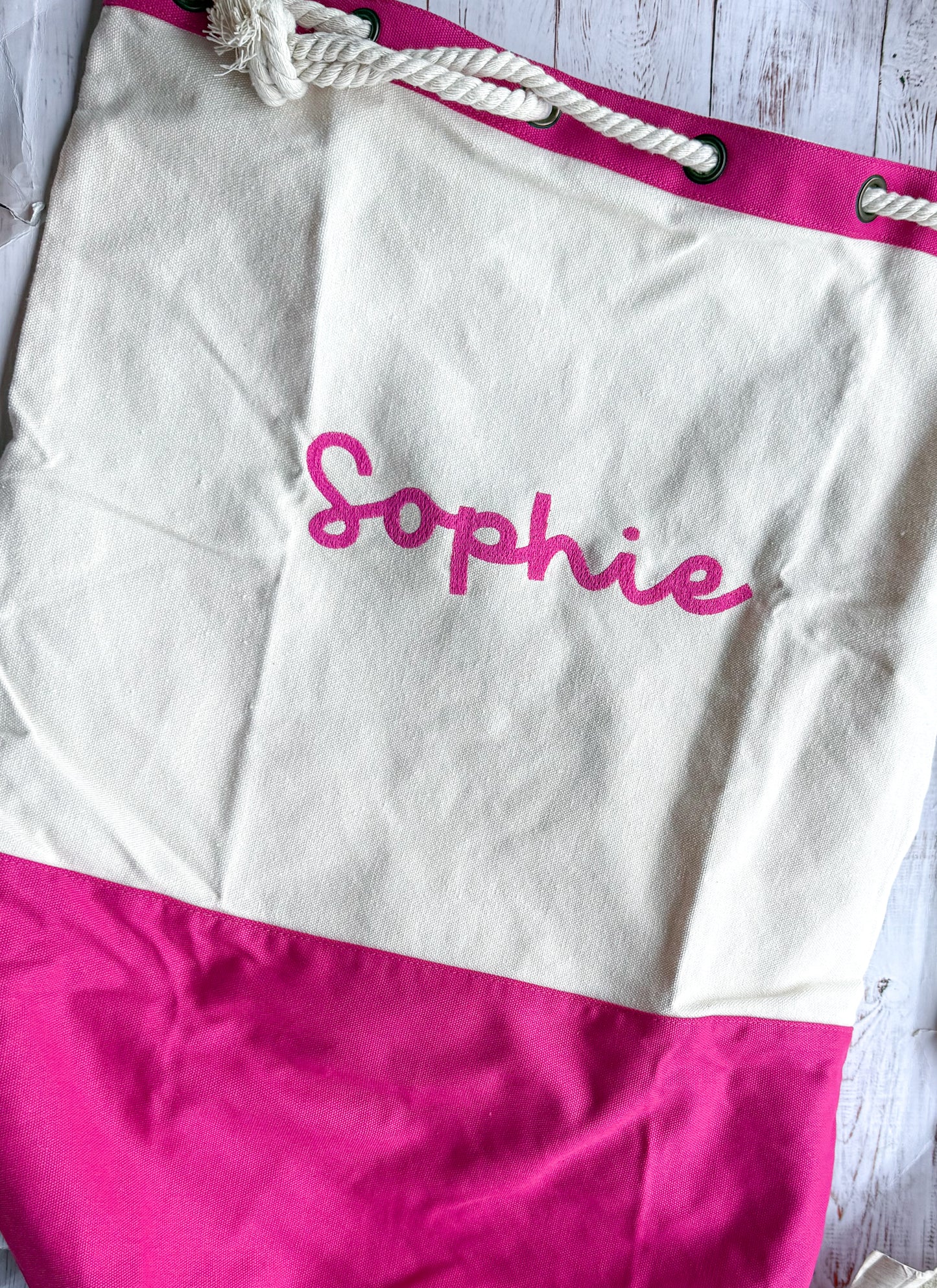 Monogrammed Laundry Bag