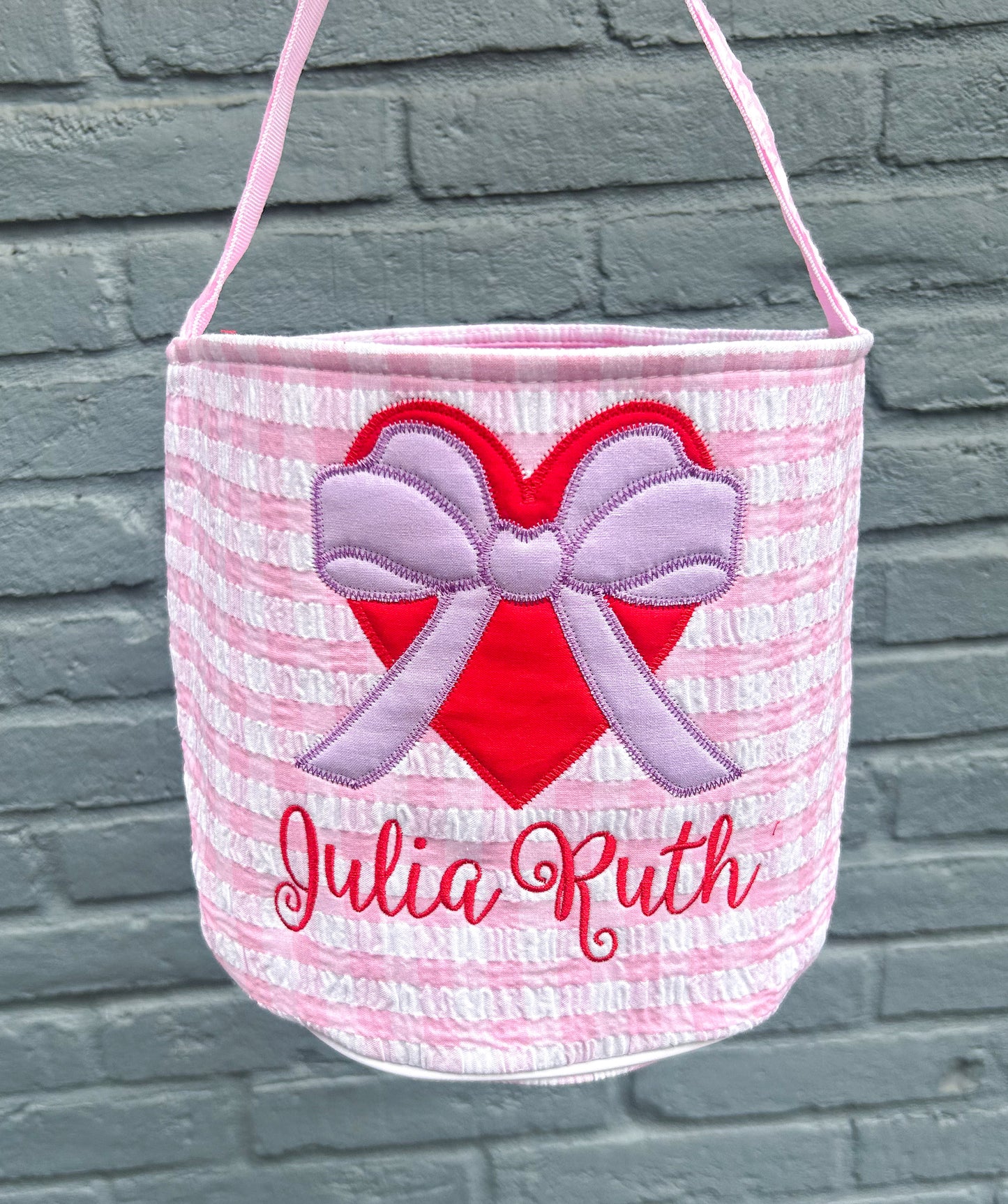Personalized Valentine Baskets