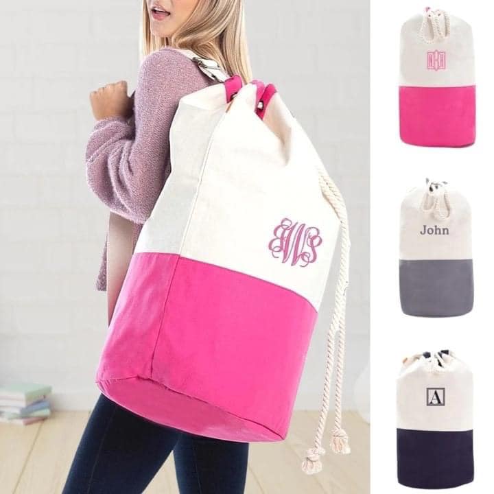 Monogrammed Laundry Bag