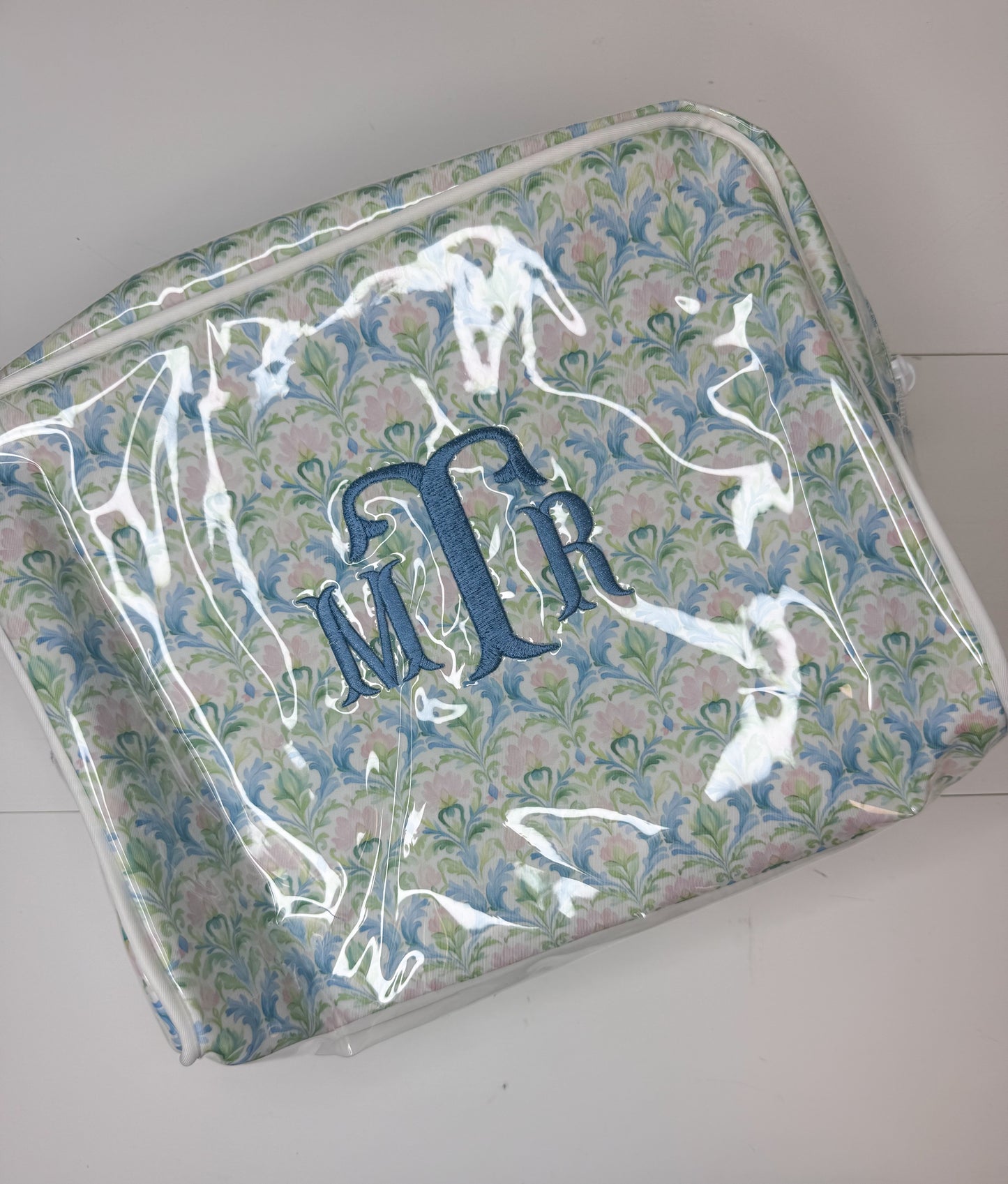 Clear Coasted Cosmetic Bag