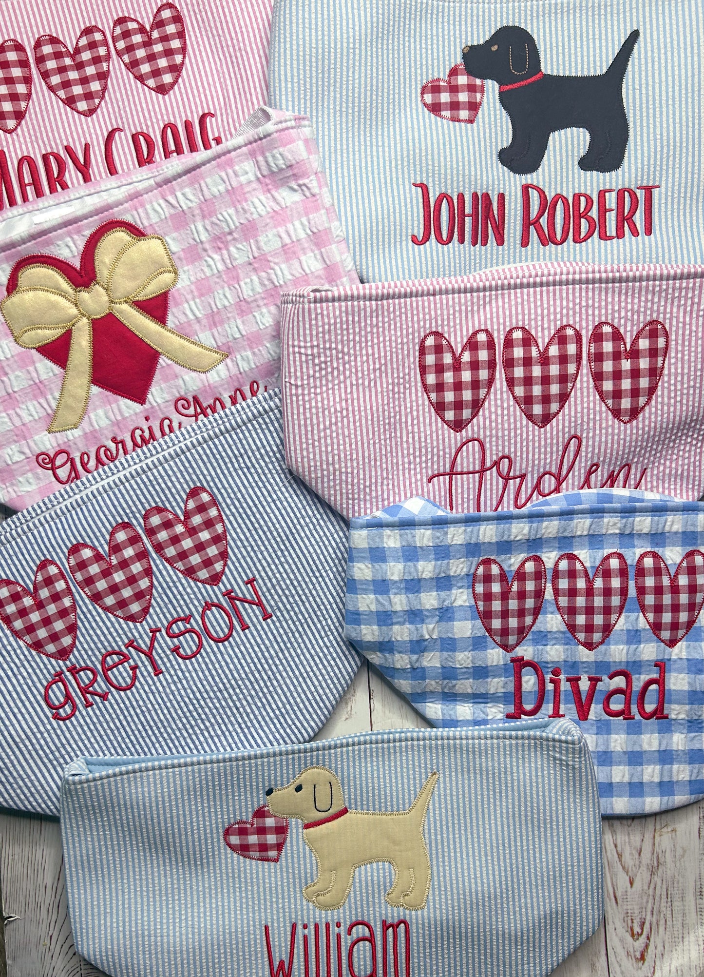Personalized Valentine Baskets