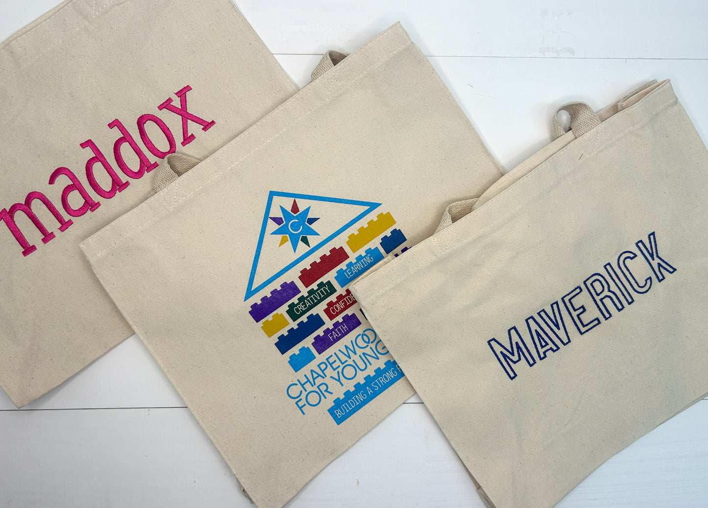 Chapelwood Monogrammed Tote Bag