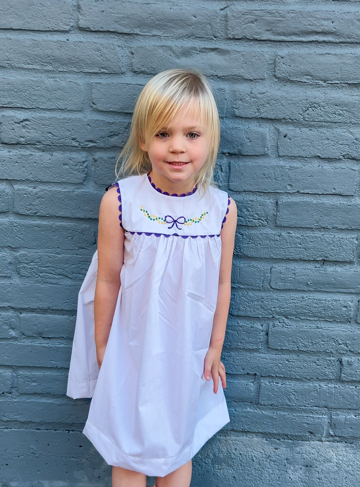 Mardi Gras Bead Dress or Bubble