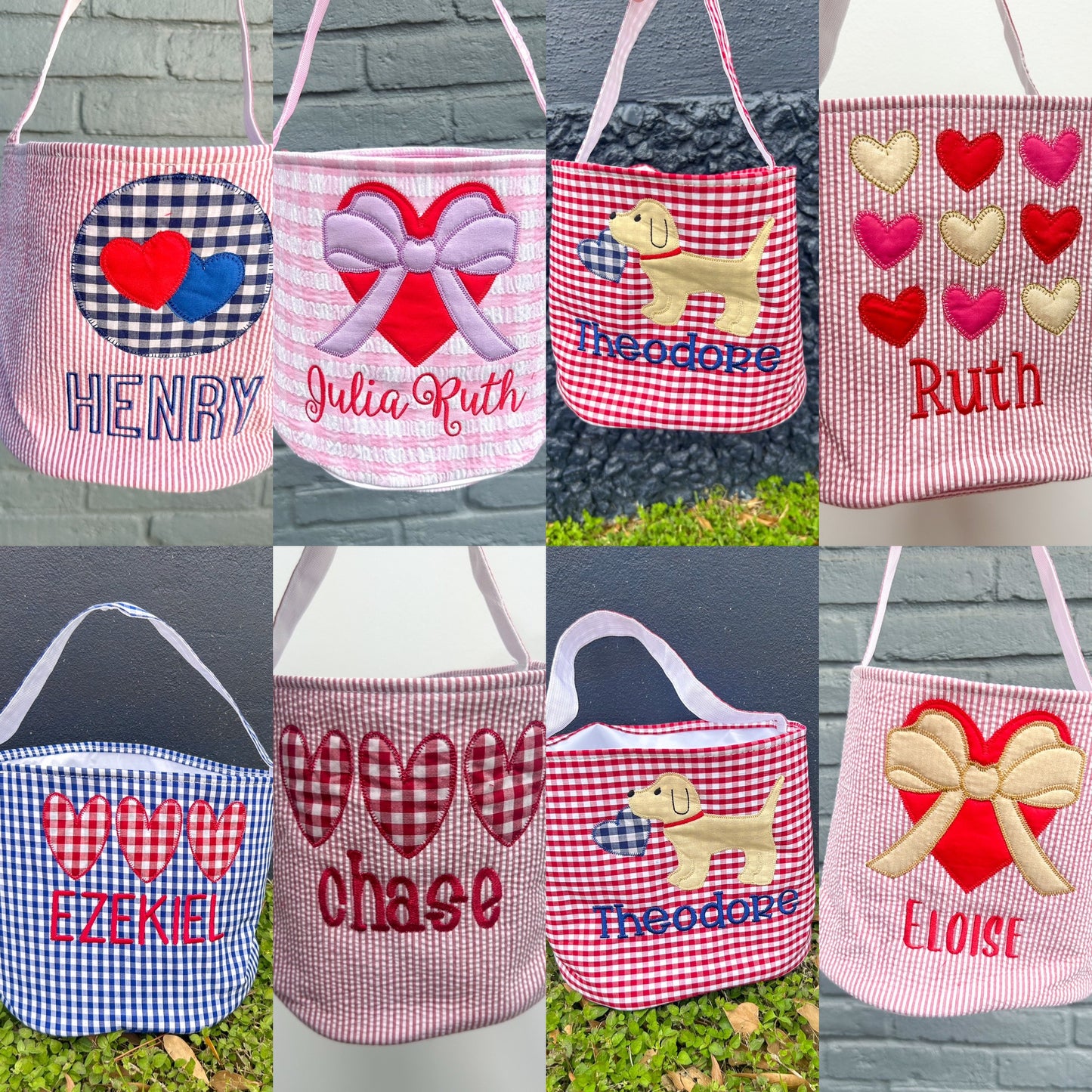 Personalized Valentine Baskets