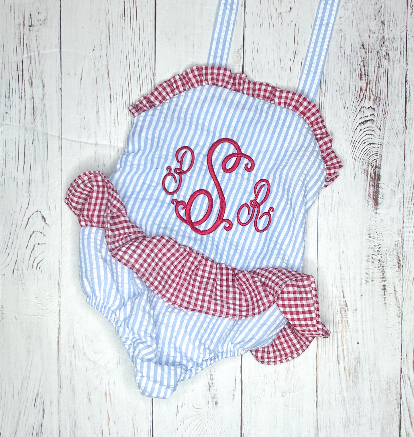 Seersucker One Piece