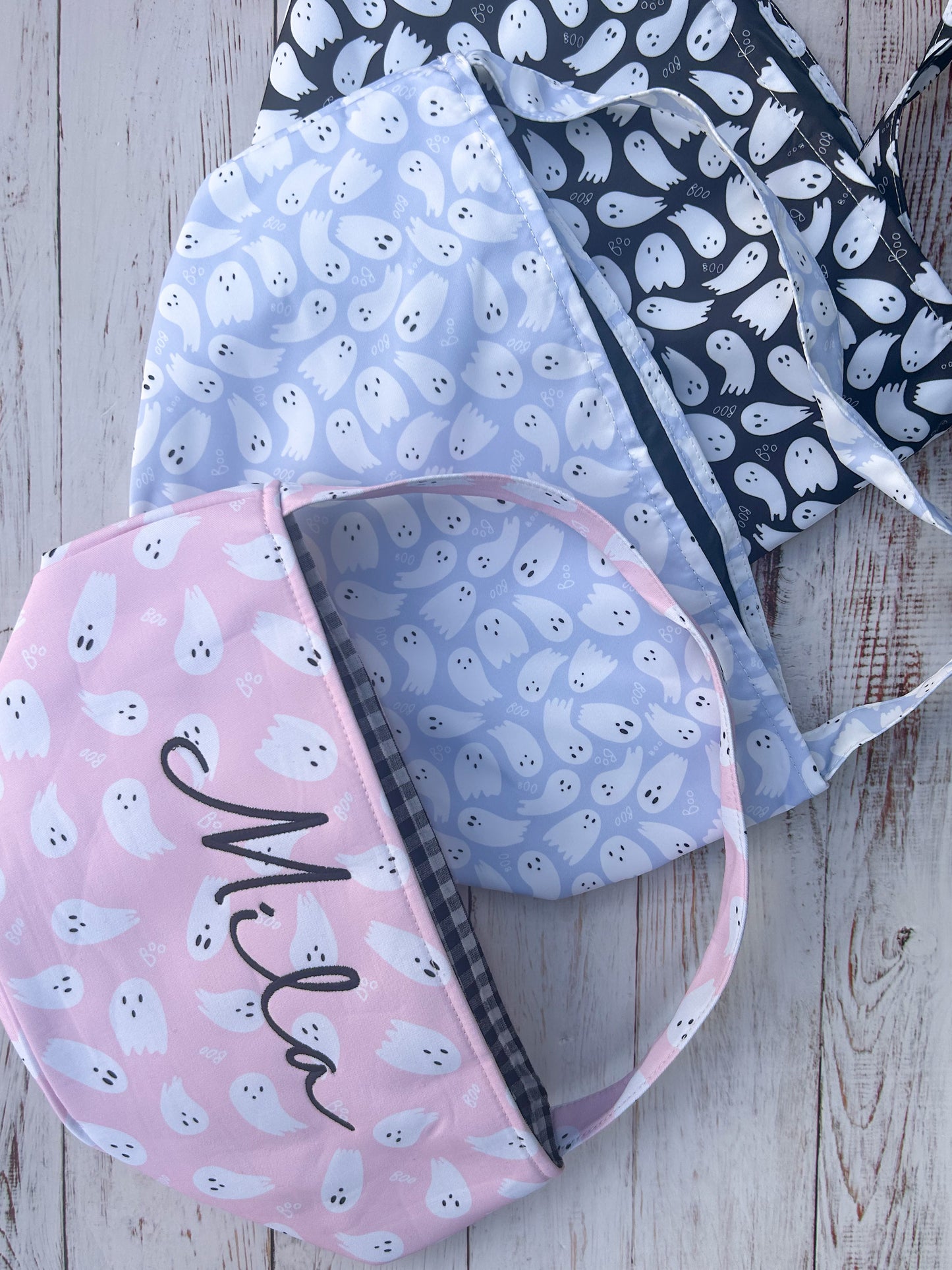 Ghosts Trick or Treat Baskets