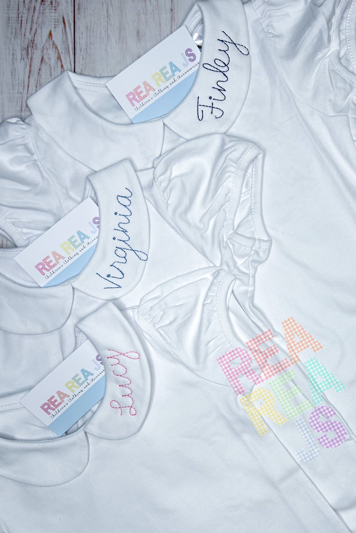 Monogrammed Peter Pan Collar Shirt