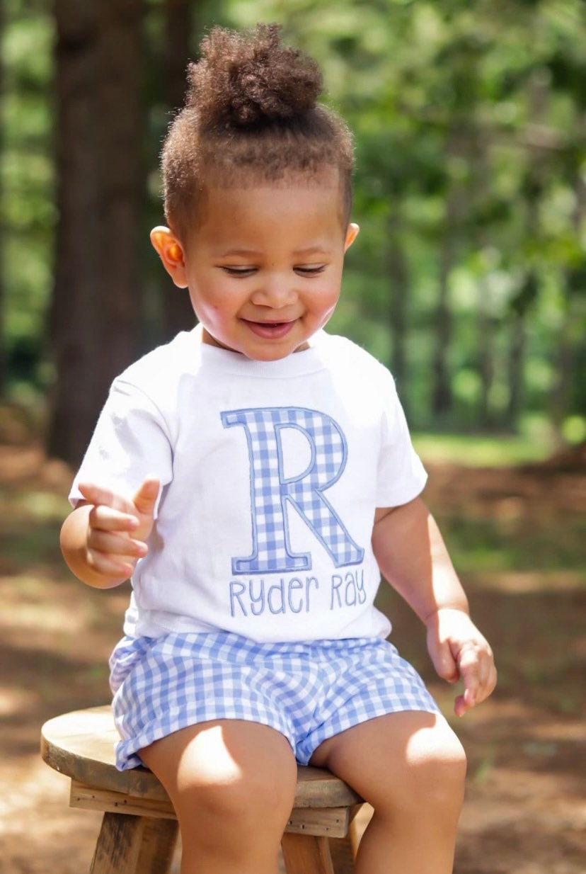 Large Letter Name Shirt