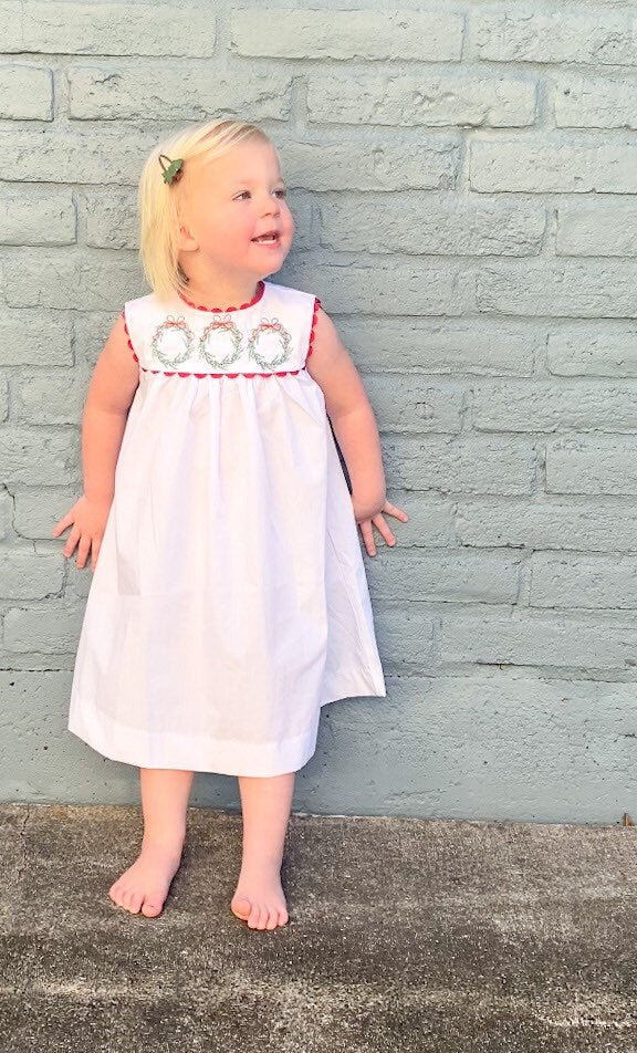 Wreath Trio Dress or Bubble