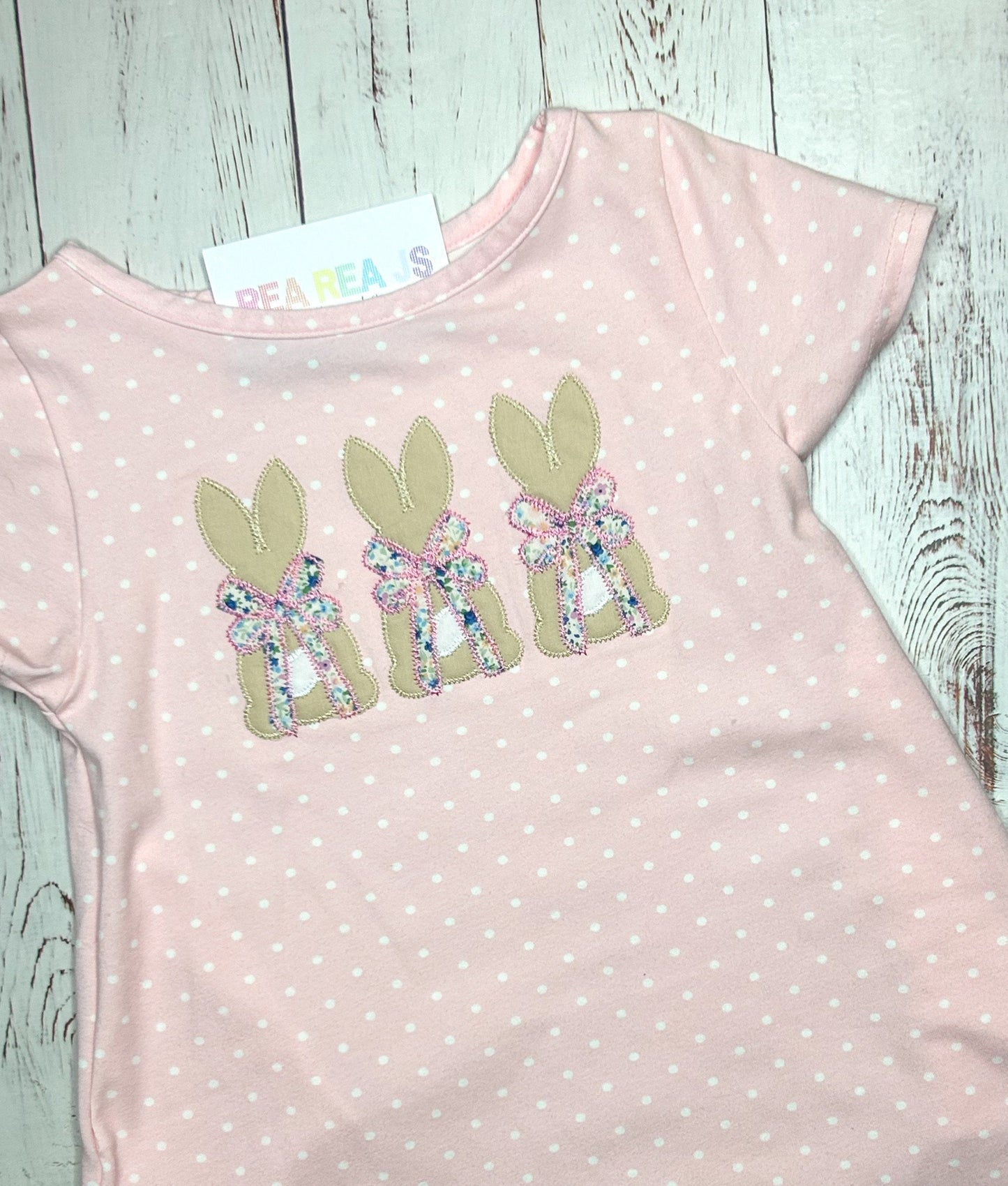Easter Bunny Zig Zag Trio Dress