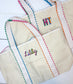Rainbow Ric Rac Canvas Tote