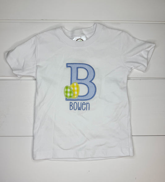 Bowen Easter Letter Shirt - 3T
