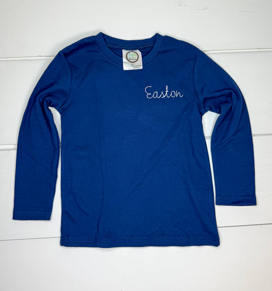 Easton Script Name Shirt - 4T