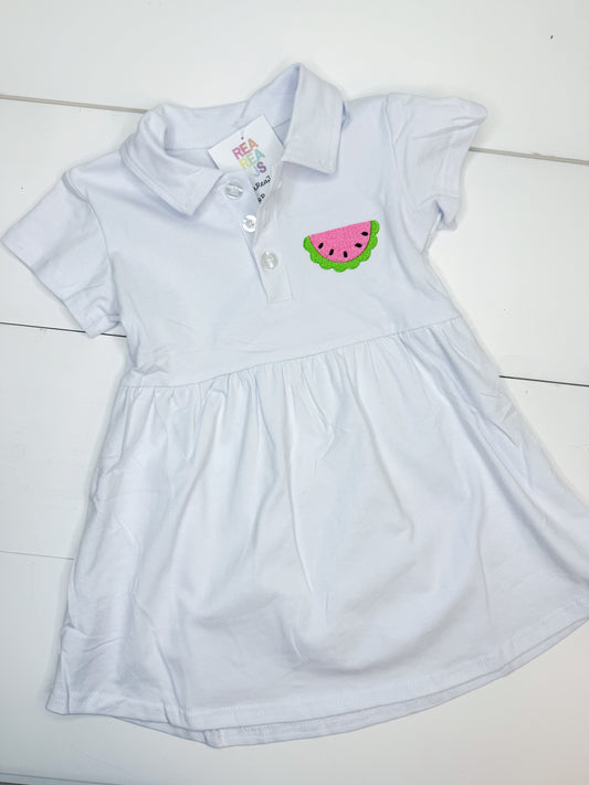 Watermelon Polo Dress