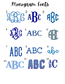 Monogrammed Laundry Bag