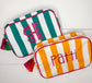 Striped  Cosmetic Bags