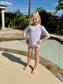 Girls Rash Guard Two Piece Swim Suit