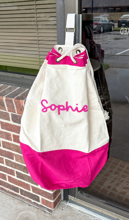 Monogrammed Laundry Bag