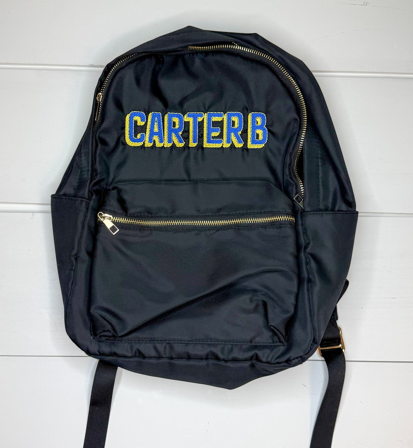 Black Carter B Nylon Backpack