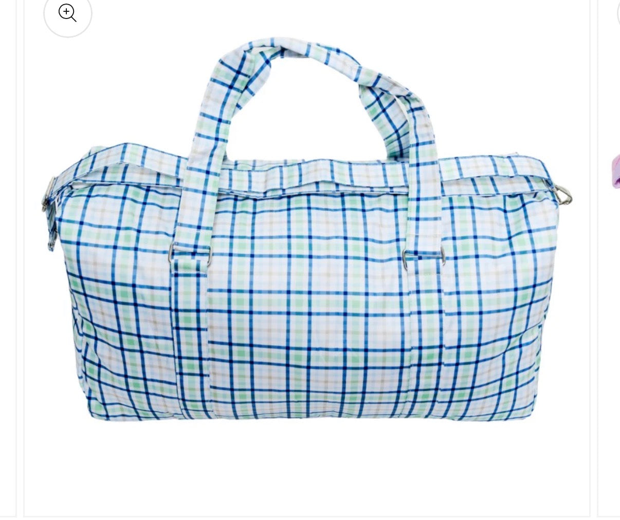 Nylon Monogrammed Weekender Bag
