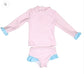 Girls Rash Guard Two Piece Swim Suit