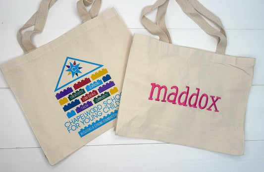 Chapelwood Monogrammed Tote Bag