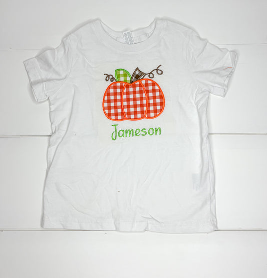 Jameson White Pumpkin Shirt 3T