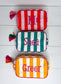 Striped  Cosmetic Bags