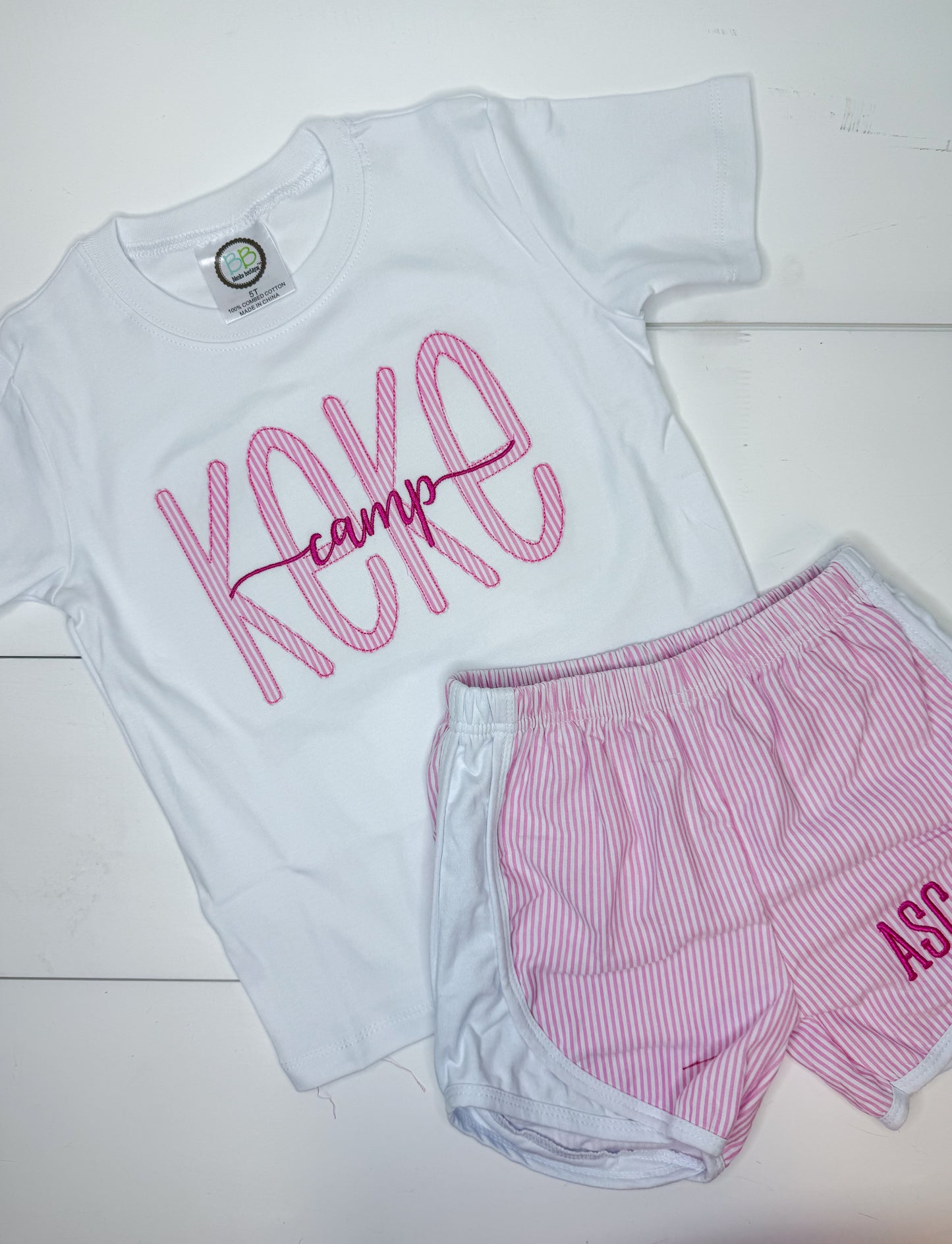 Monogrammed Running Shorts