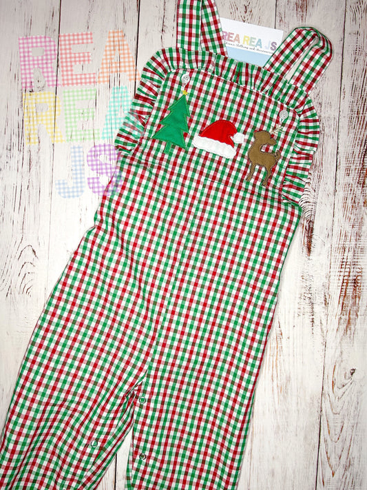 Christmas Trio Overalls