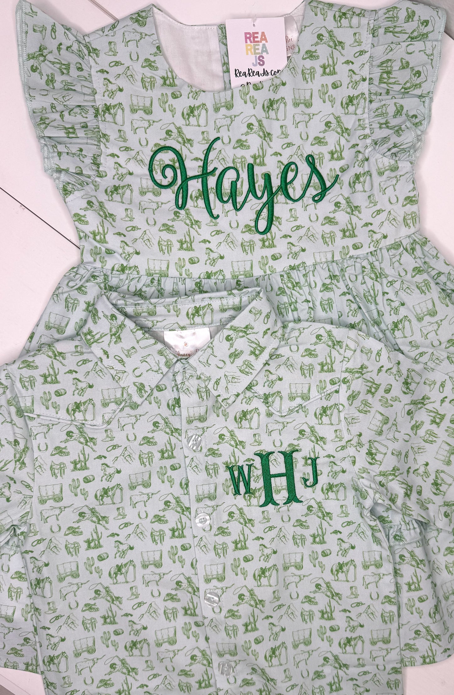 Rodeo Toile Button Down