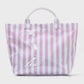 Striped Wipeable Tote