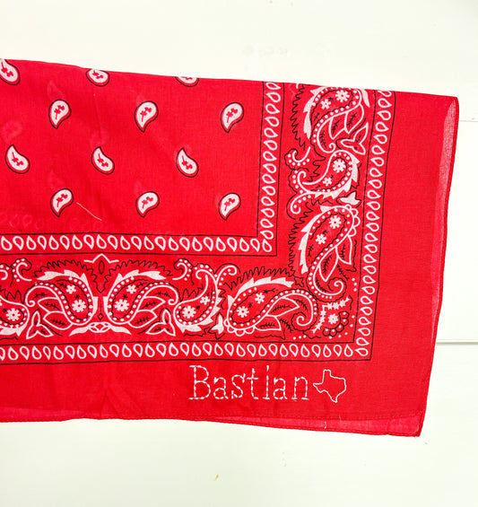 Bastian Red Bandana - Imperfect