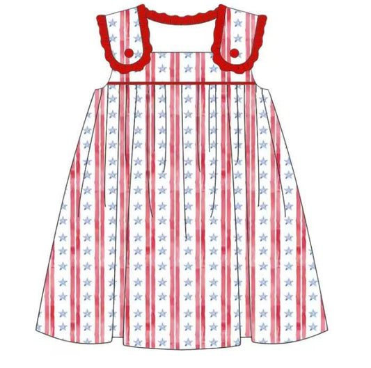 Monogrammed Stars Dress