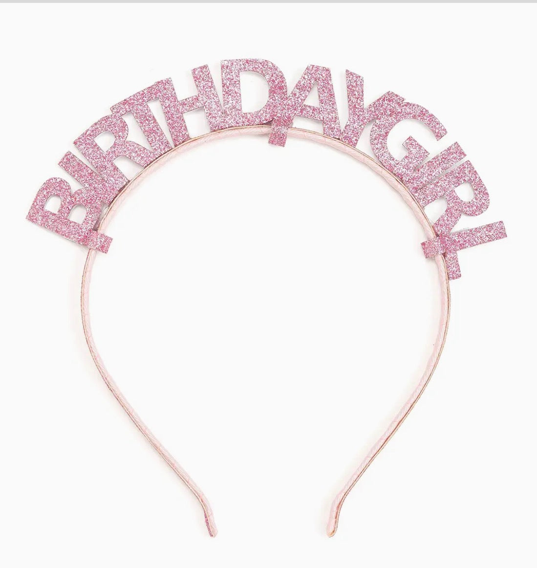Pink Happy Birthday Headband