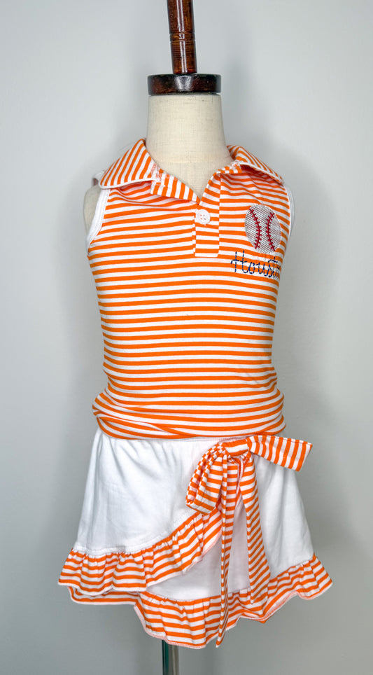 Houston Baseball Skort Set