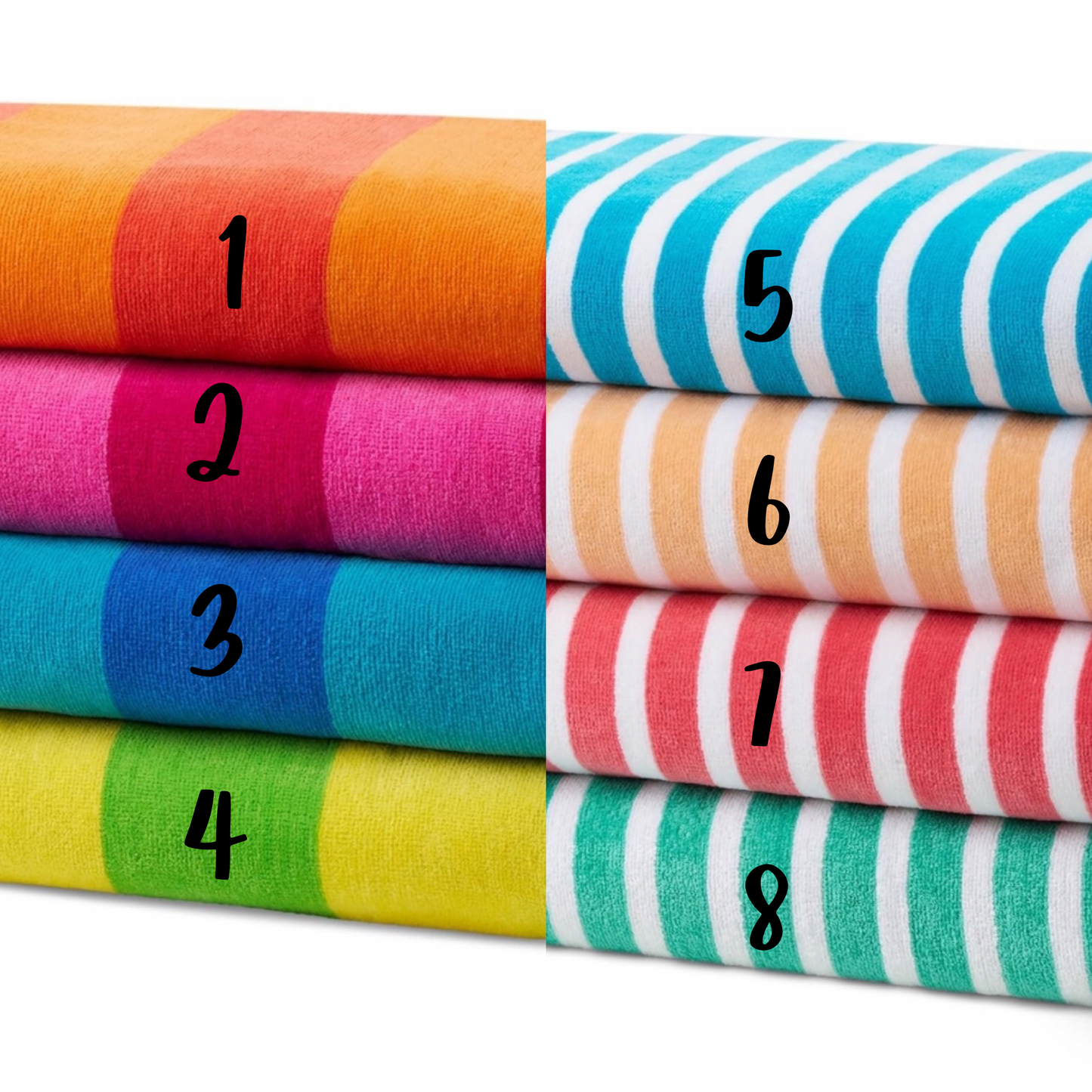 Monogrammed Beach Towels