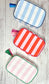 Striped  Cosmetic Bags