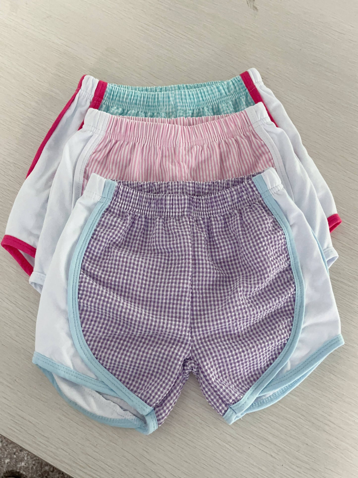 Monogrammed Running Shorts