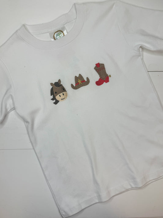 Cowboy Trio Shirt 4T- Imperfect