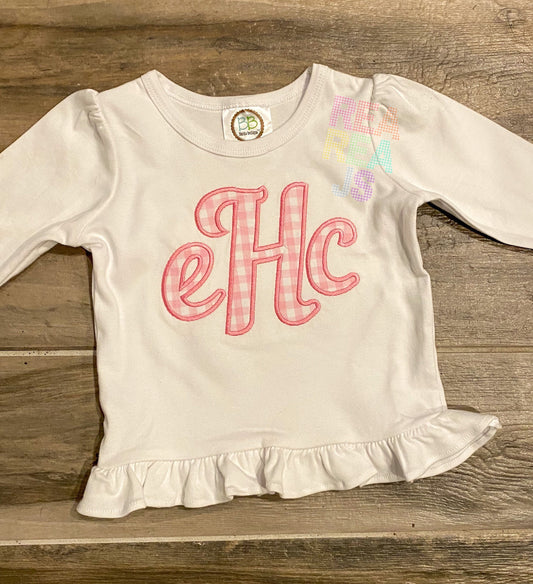 Monogrammed Initials Shirt