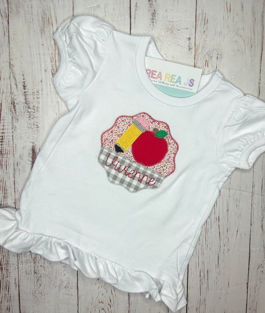 Pencil and Apple Shirt