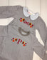 Thanksgiving Striped Embroidered Tshirt or Dress