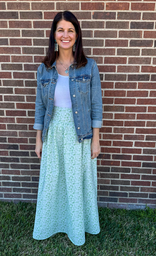 Women's Rodeo Toile Skirt