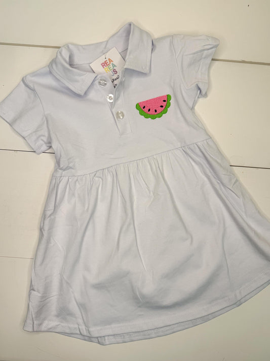 Watermelon Polo Dress