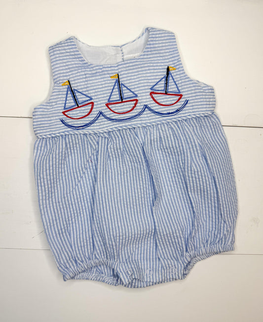 Striped Sailboat Bubble