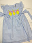 Lemon Trio Seersucker Dress