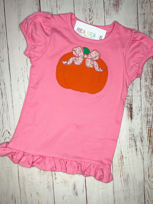 Pumpkin with Bow Shirt
