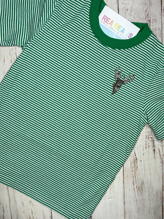 Deer Striped Shirt